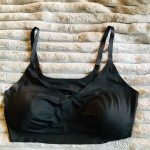 True & Co, XL, black bra